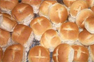Hubertusmis met zegening Hubertusbrood
