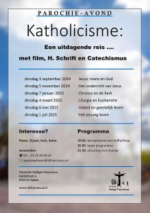 Parochie-avond - Katholicisme ... een uitdagende reis